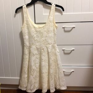 Aeropostale White Lace Dress